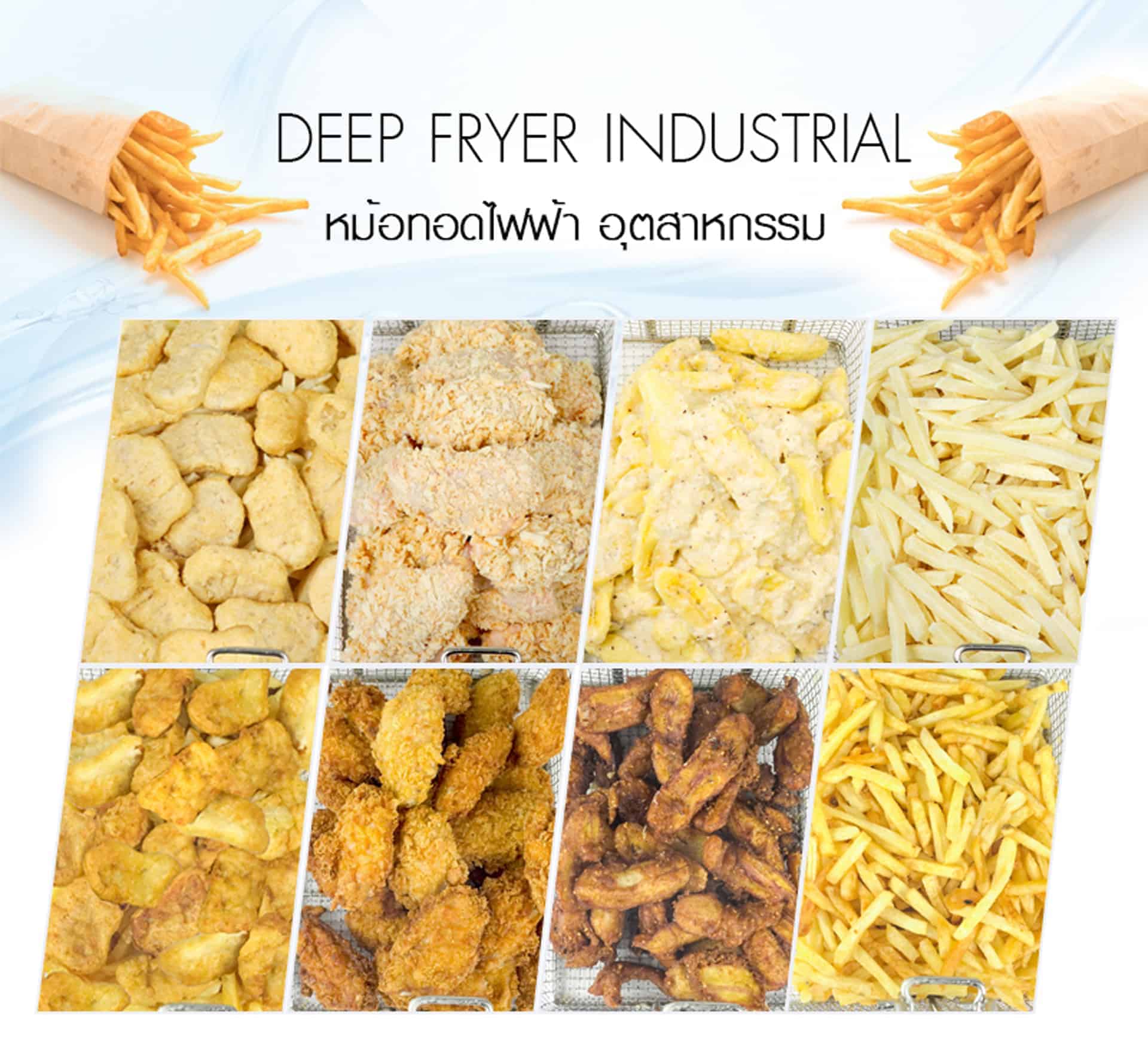 หม้อทอดรุ่นอุตสาหกรรม-FM-IND-ของทอด