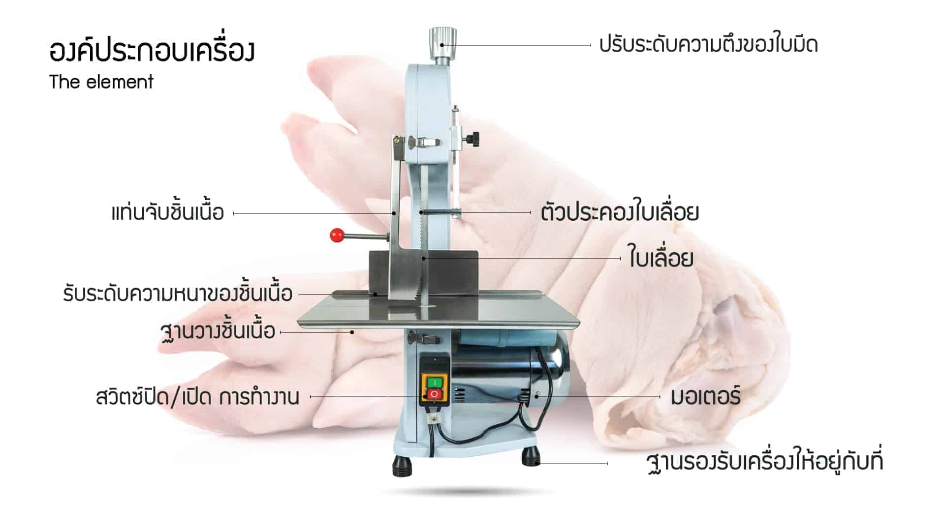 เครื่องตัดกระดูกหมู-BC130-190-ลักษณะ6
