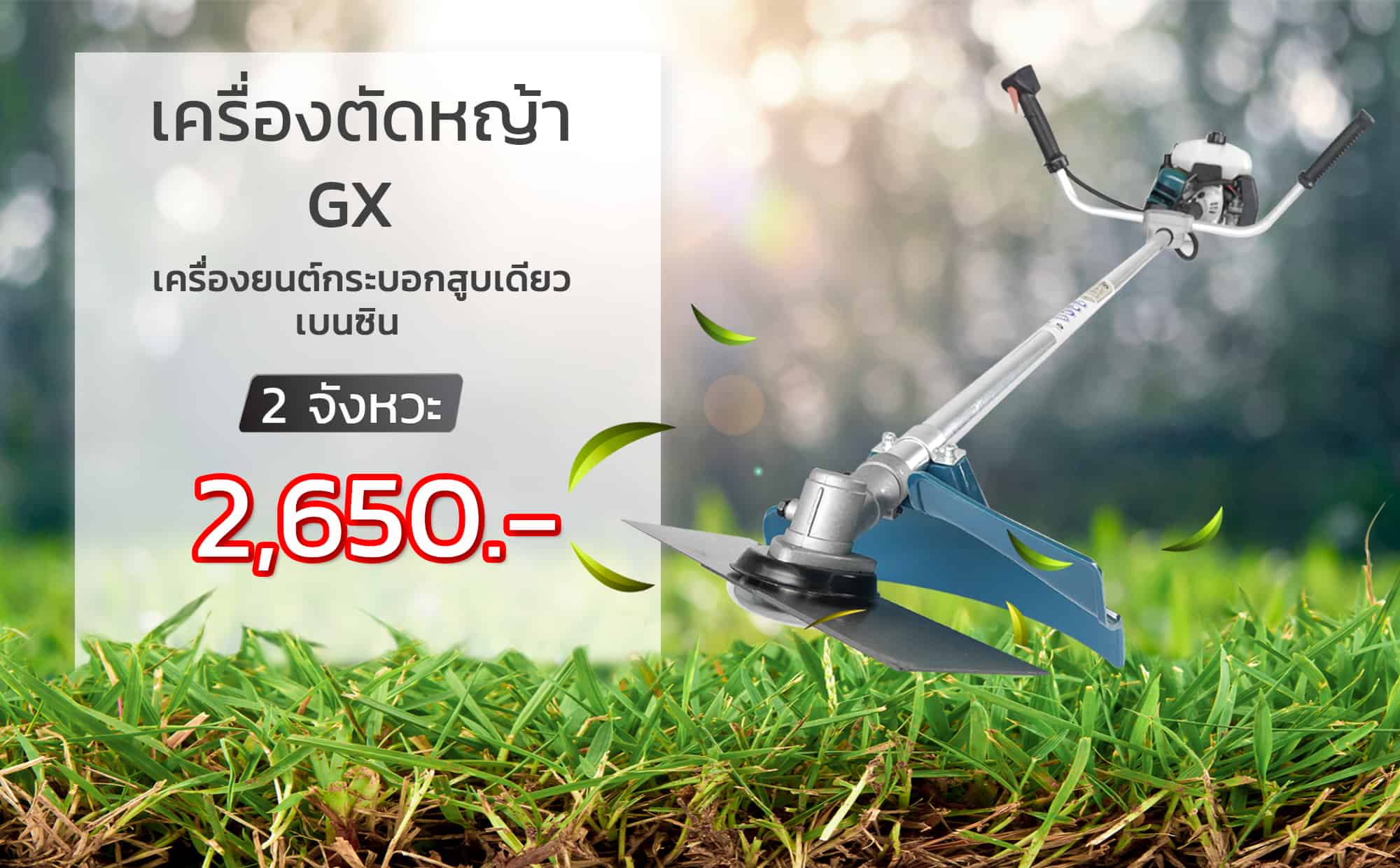 เครื่องตัดหญ้า 2 จังหวะ -ราคา