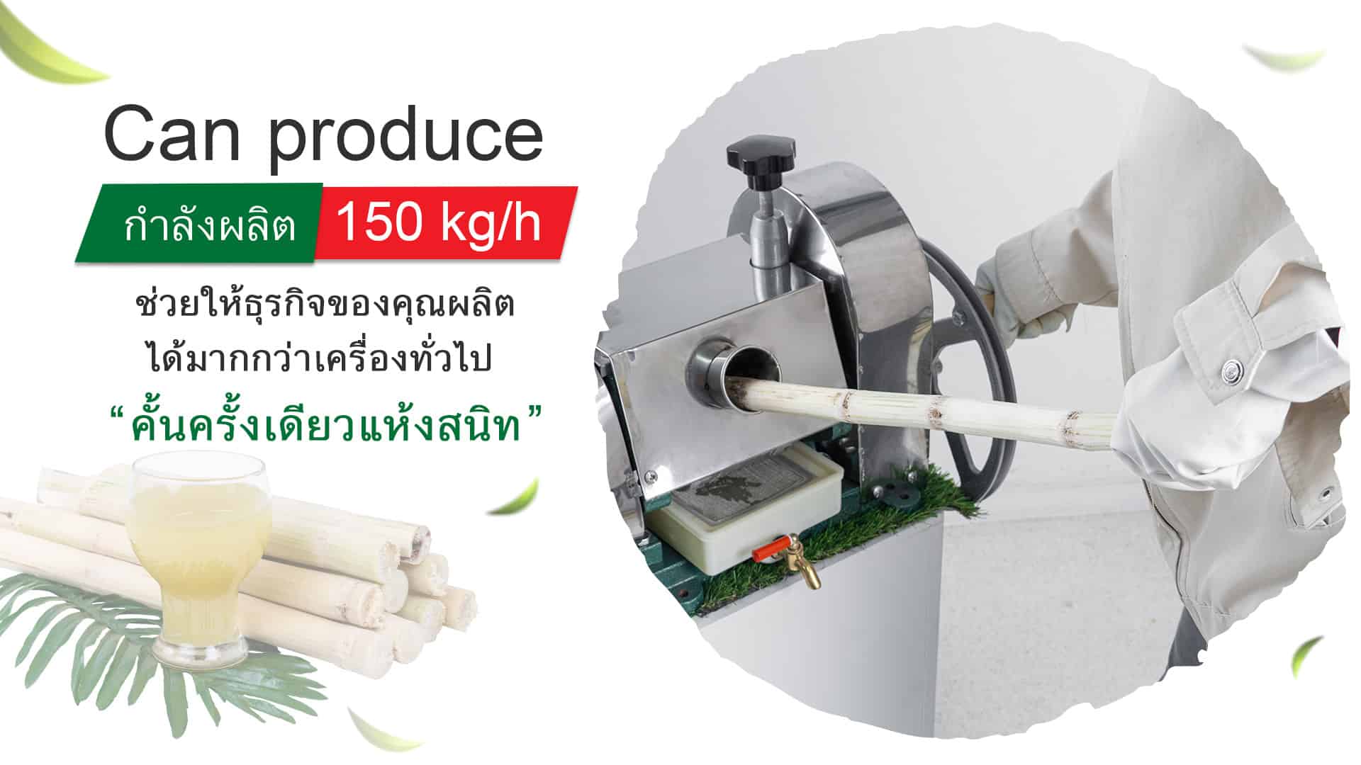 เครื่องคั้นอ้อย-มือหมุน-กำลังผลิต-new