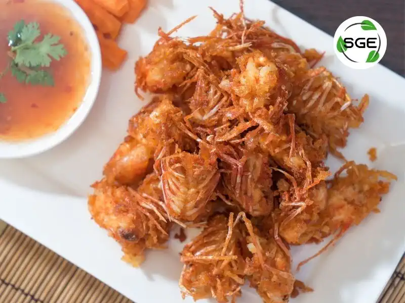 เมนูกุ้ง สูตร คางกุ้งทอด