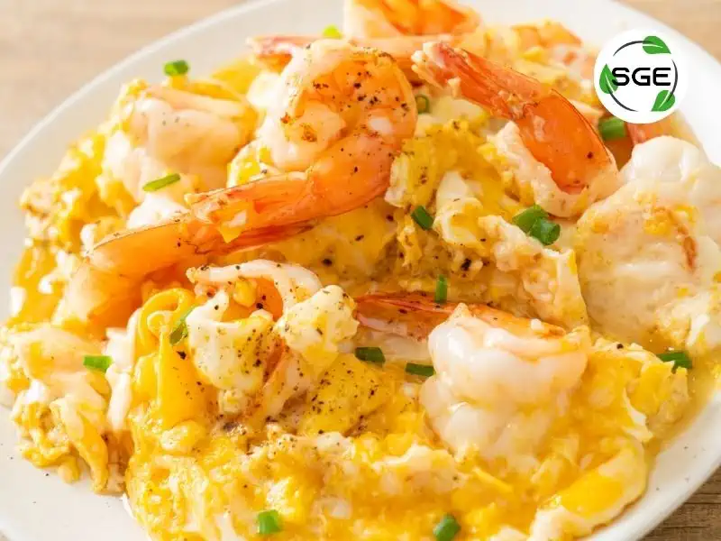 ไข่เจียวกุ้ง เมนูกุ้ง ง่ายมาก