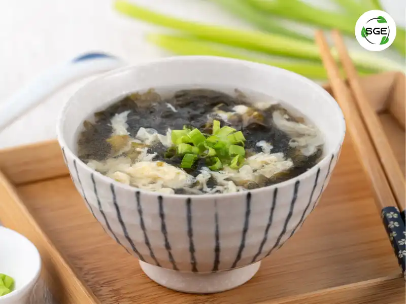 เมนู อาหารเช้า ซุปไข่สาหร่าย