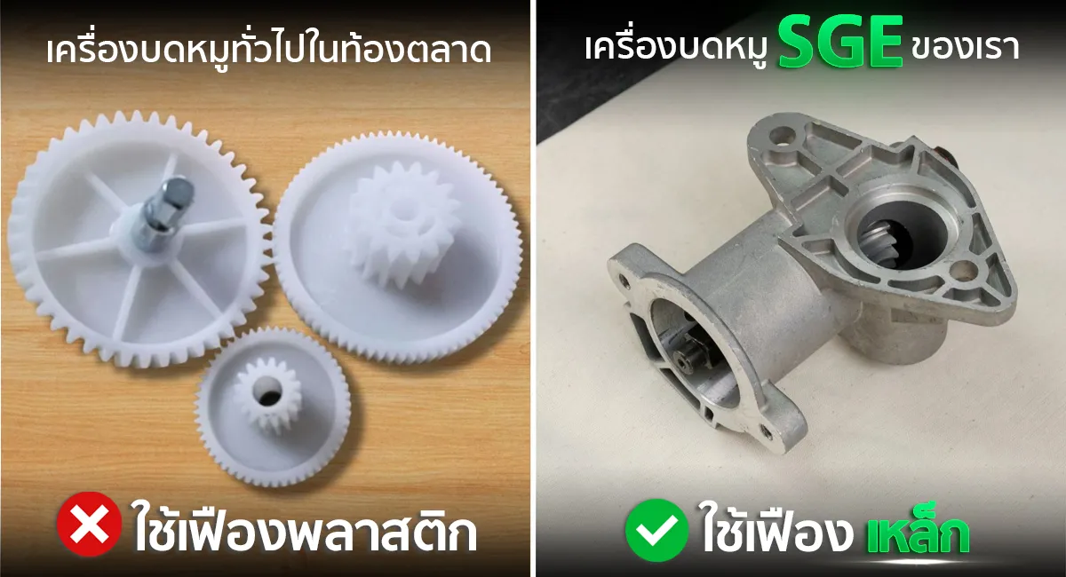 MG60-เฟืองเหล็ก