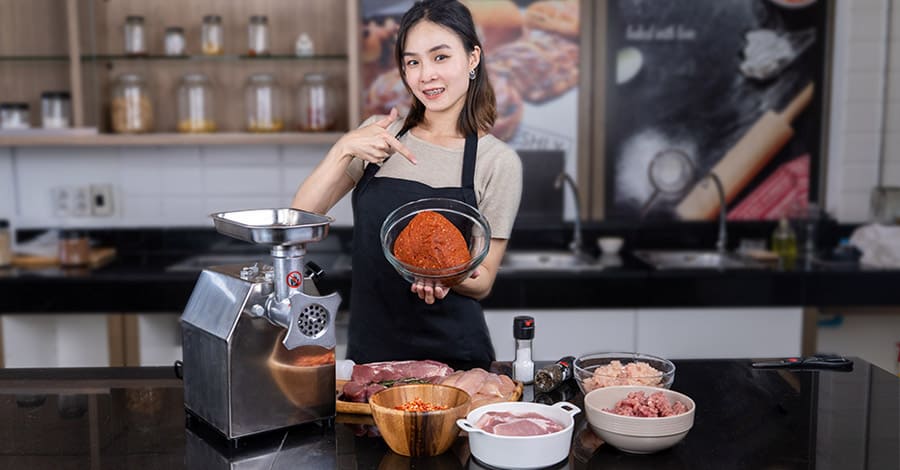 เครื่องบดหมูขนาดใหญ่ เครื่องบดหมูสแตนเลส
