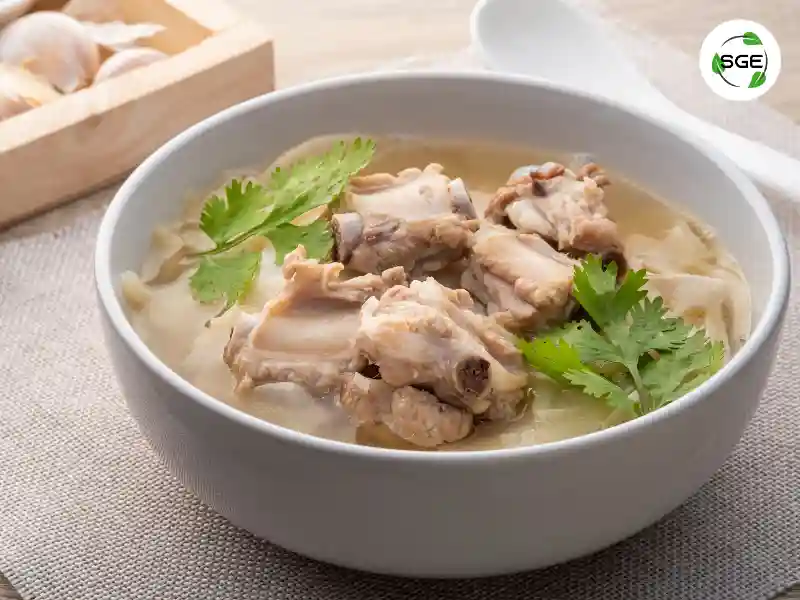 เมนูกับข้าว ซุปกระดูกหมู