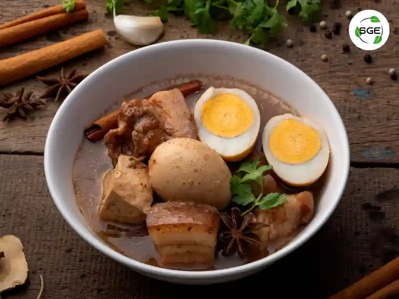 เมนูกับข้าว ไข่พะโล้