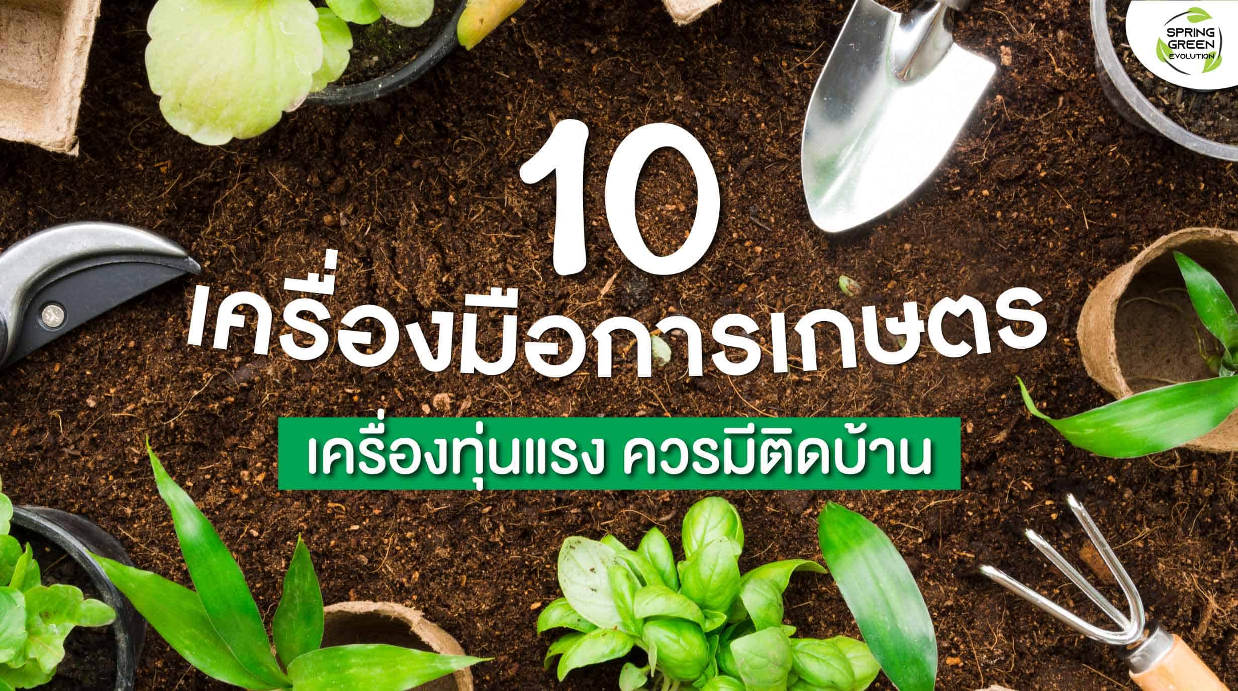 เครื่องมือการเกษตร ทุ่นแรง เกษตรกรต้องมีไว้ติดบ้าน! - Sgethai