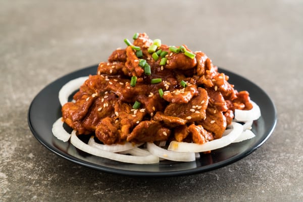 เมนูหมูสไลด์เกาหลี