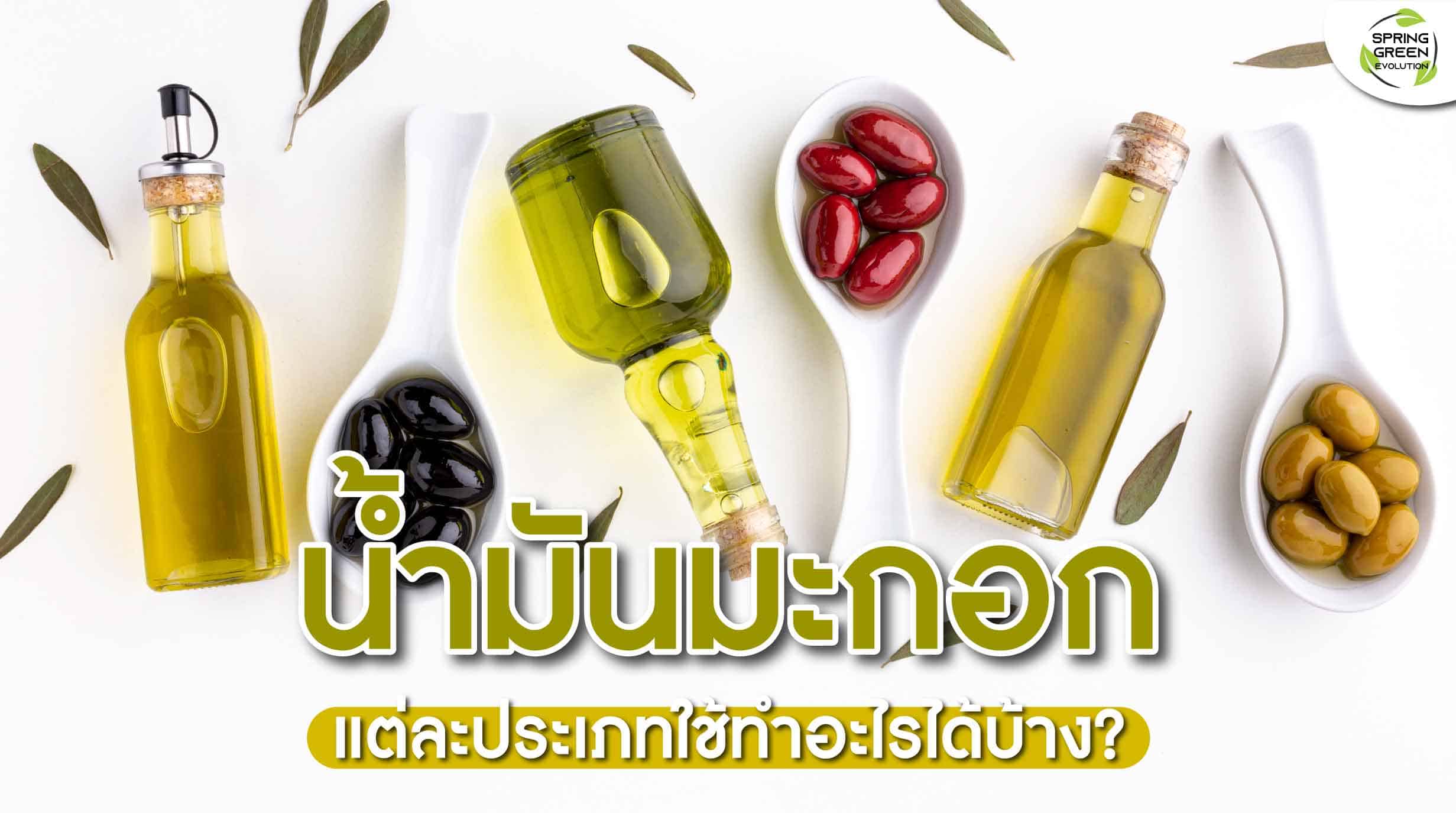 รู้จัก น้ำมันมะกอก มีกี่ประเภท เลือกใช้ได้อย่างไรบ้าง? - SGETHAI