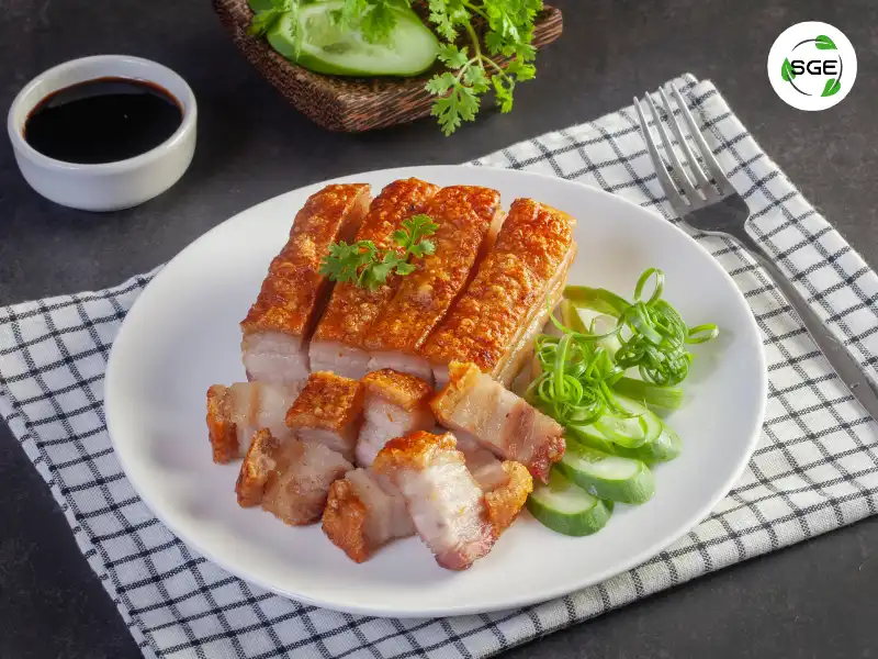 เมนูหมูสามชั้น หมูกรอบ