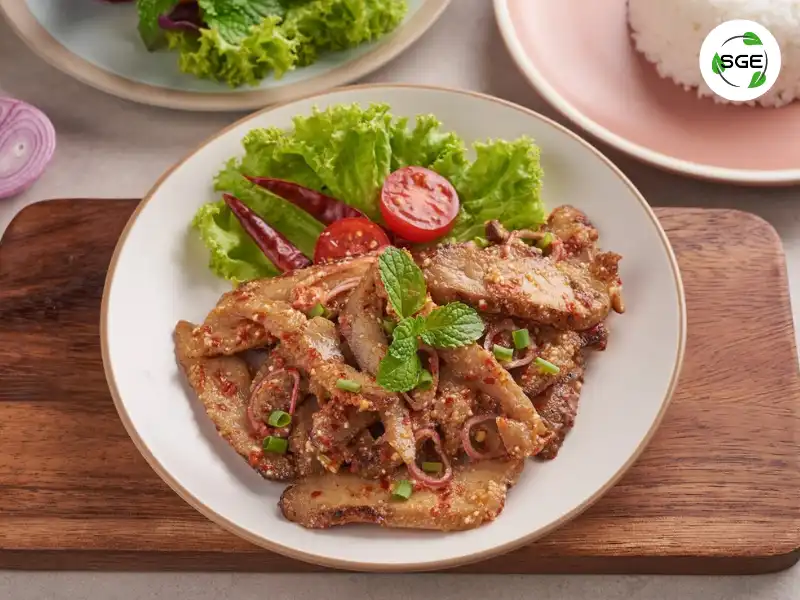 เมนูหมูสามชั้น ลาบหมูสามชั้น