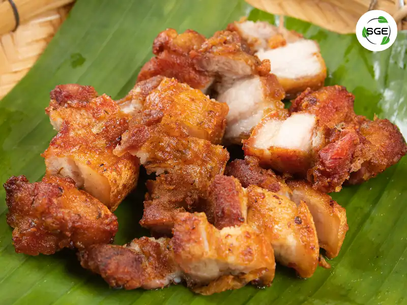 เมนูหมูสามชั้น หมูสามชั้นทอดน้ำปลา