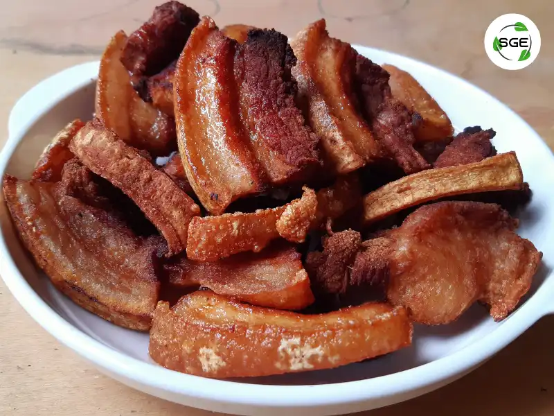 เมนูหมูสามชั้น หมูสามชั้นทอดเกลือ