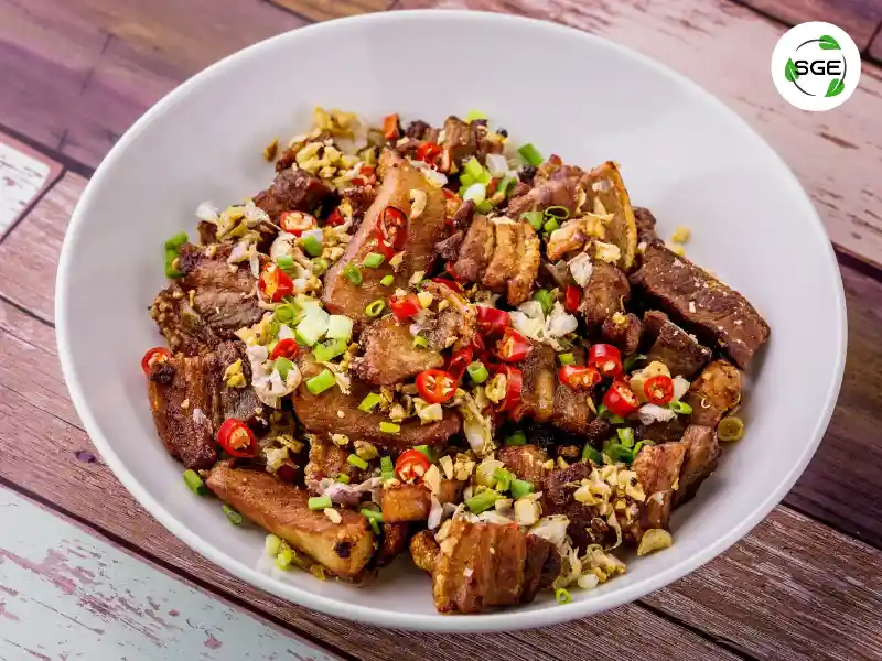 เมนูหมูสามชั้น หมูสามชั้นผัดพริกเกลือ