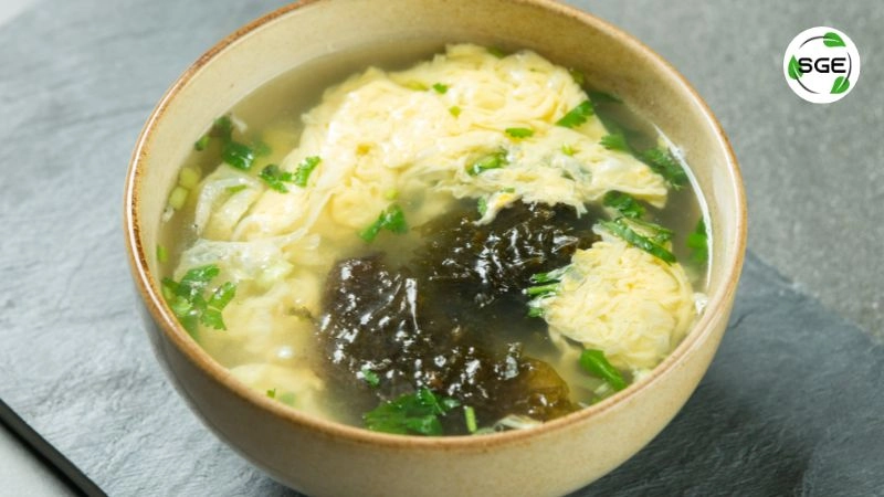ซุปไข่สาหร่าย อาหารอ่อน