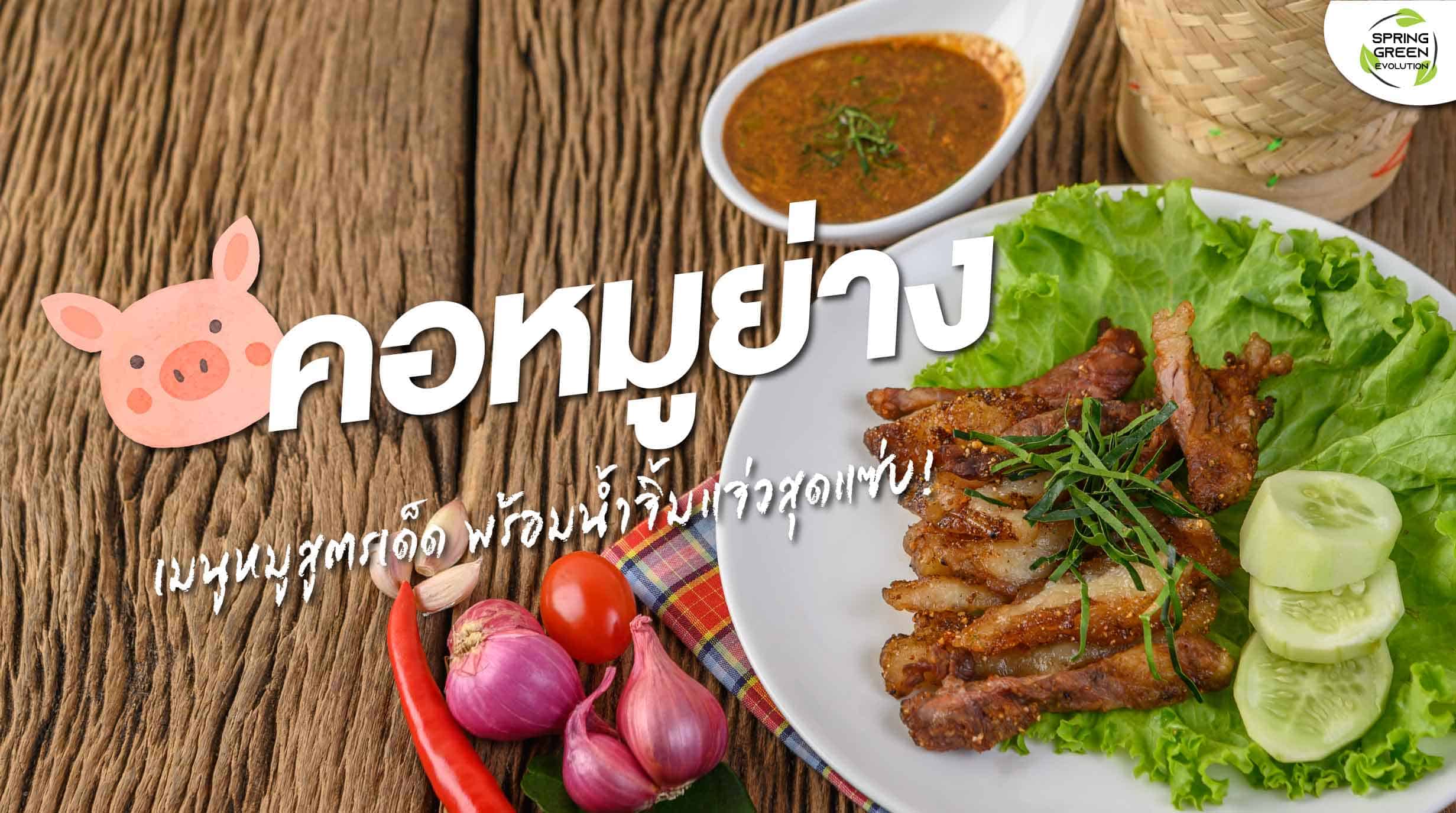 รวมสูตร คอหมูย่าง เมนูสร้างอาชีพ ฝึกทำไว้ดีแน่นอน รวมสูตร คอหมูย่าง เมนูสร้างอาชีพ ฝึกทำไว้ดีแน่นอน