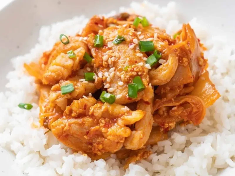 ข้าวหน้าหมูเกาหลี