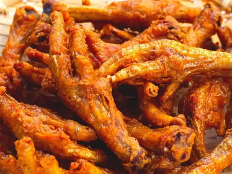 เมนูตีนไก่