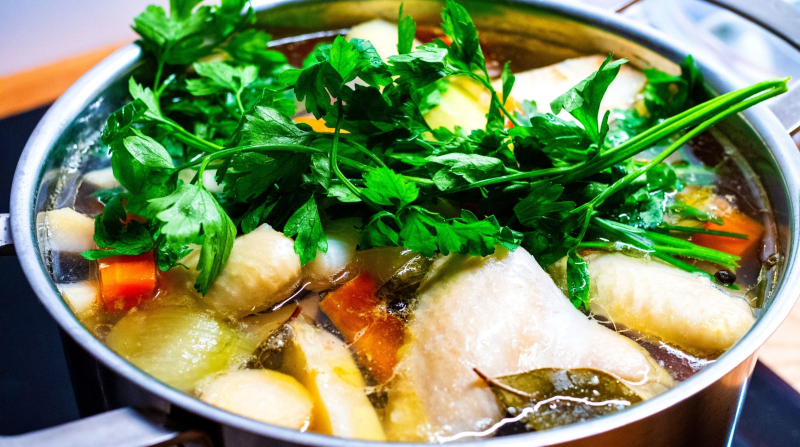 วิธีทำซุปไก่มันฝรั่ง