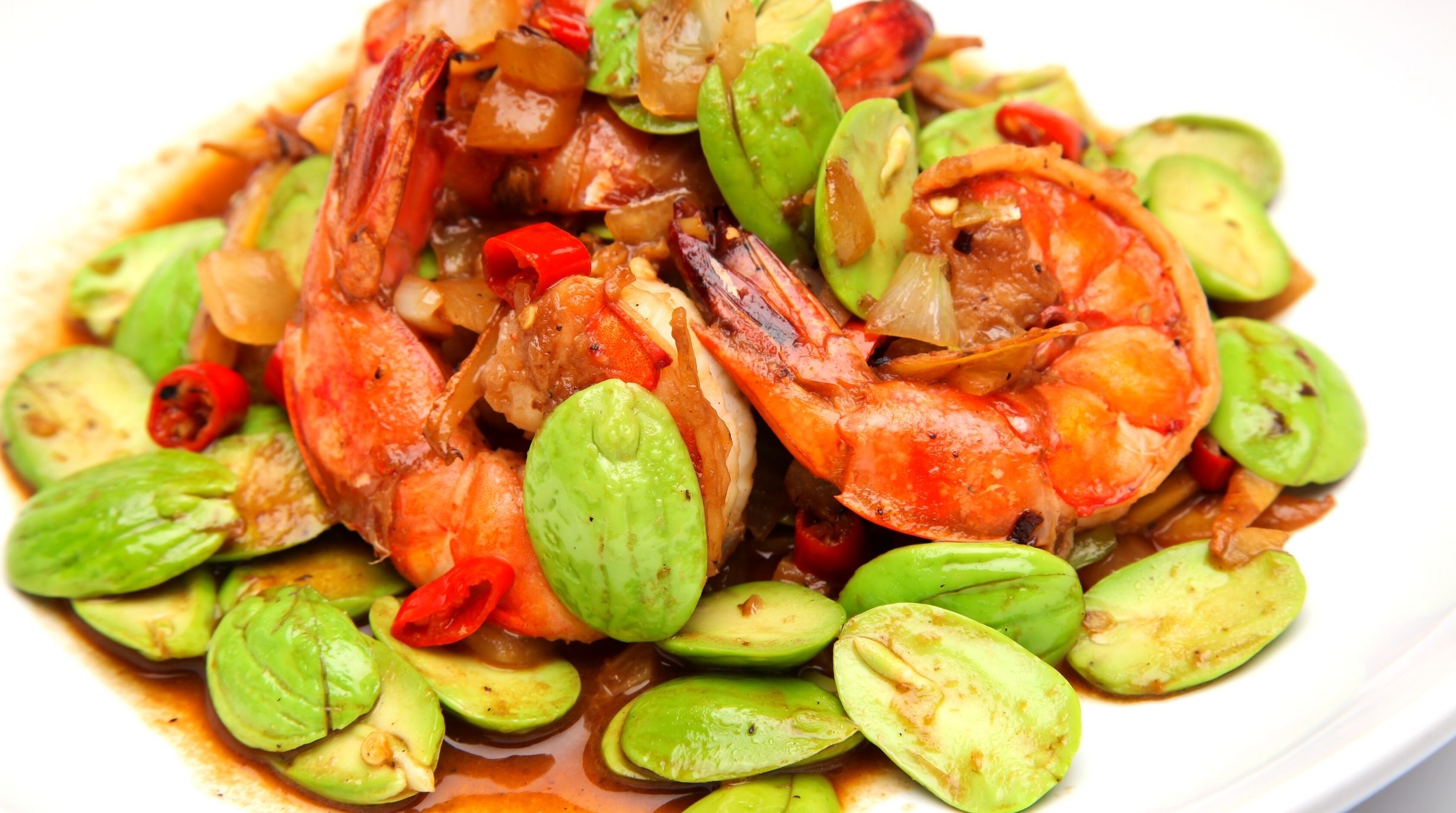 สะตอผัดกุ้ง