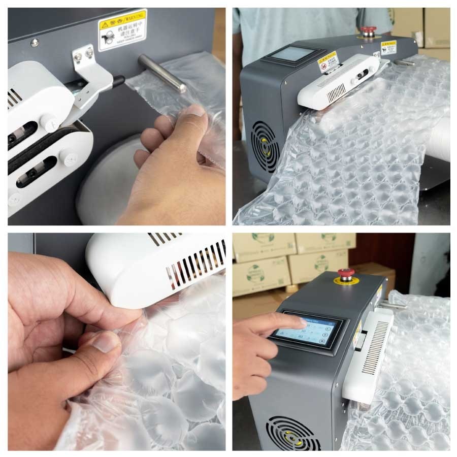 รีวิวการใช้งานเครื่องทำพลาสติกกันกระแทก C2