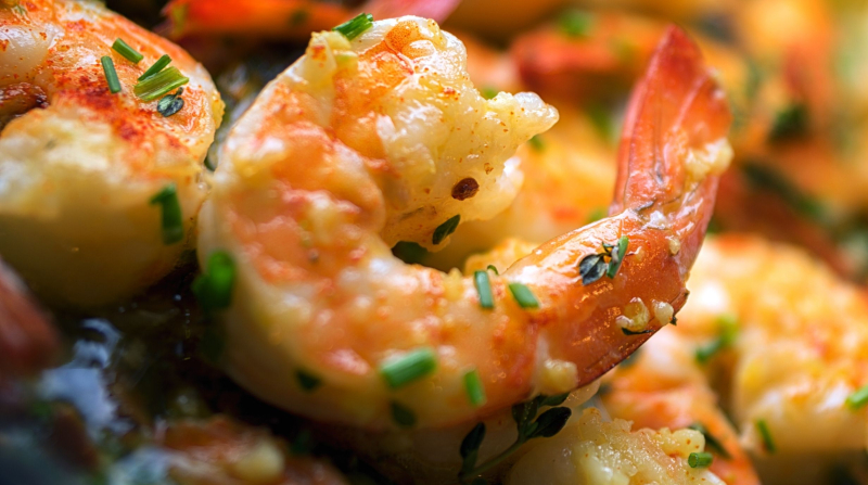 กุ้งย่างเนย