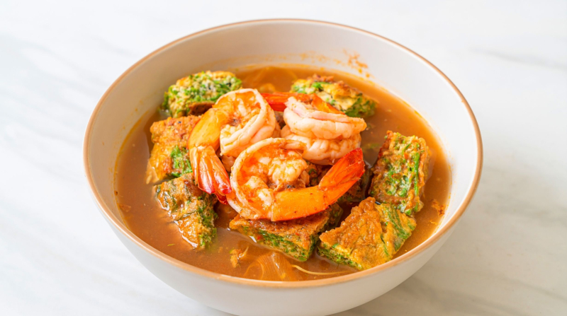แกงส้มชะอมกุ้ง
