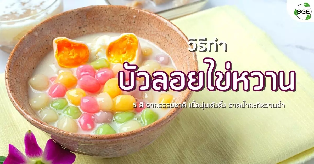 บัวลอยไข่หวาน