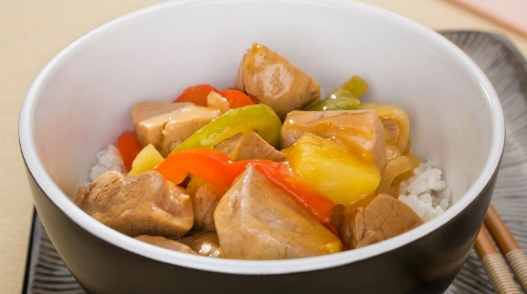 หมูผัดเปรี้ยวหวาน เมนูผัด