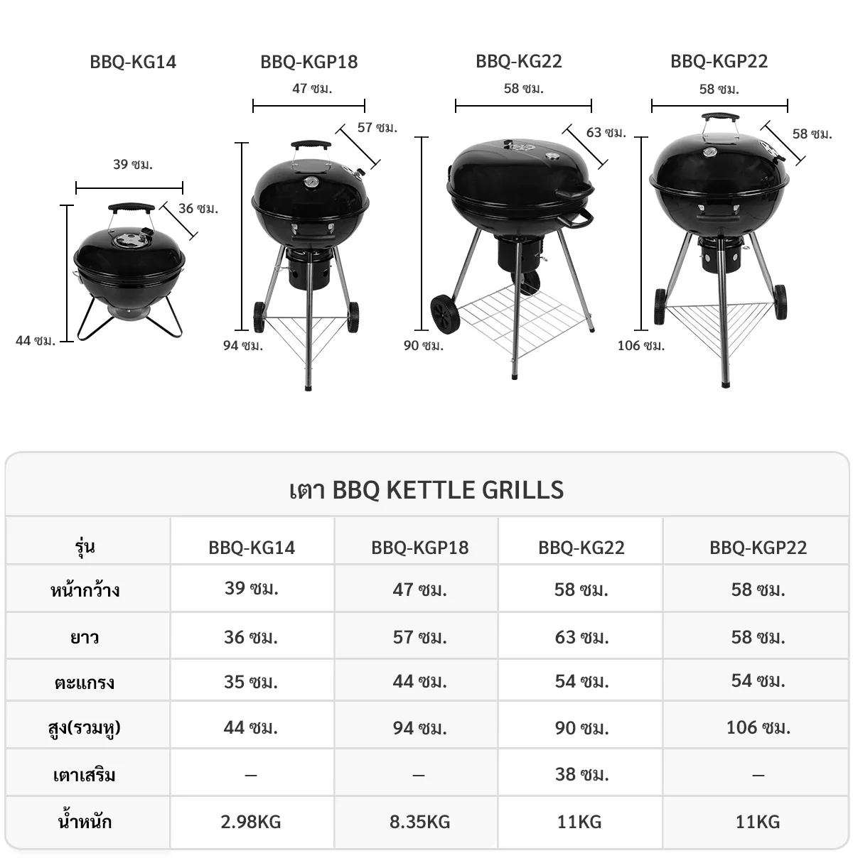 เตาย่างบาร์บีคิวBBQ-kettle-grills-ไดเมนชั่น2_1