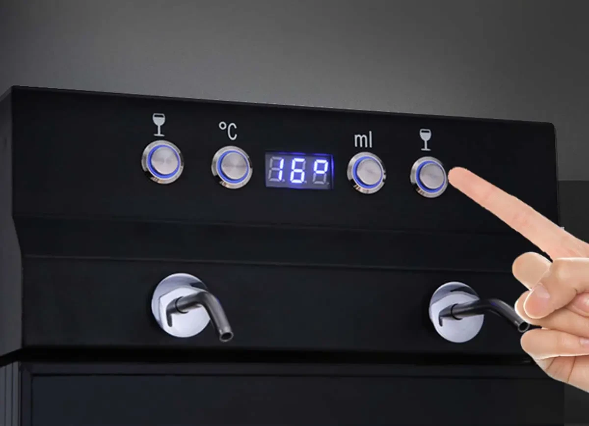 Feature Wine Feeder LED TouchScreen Button