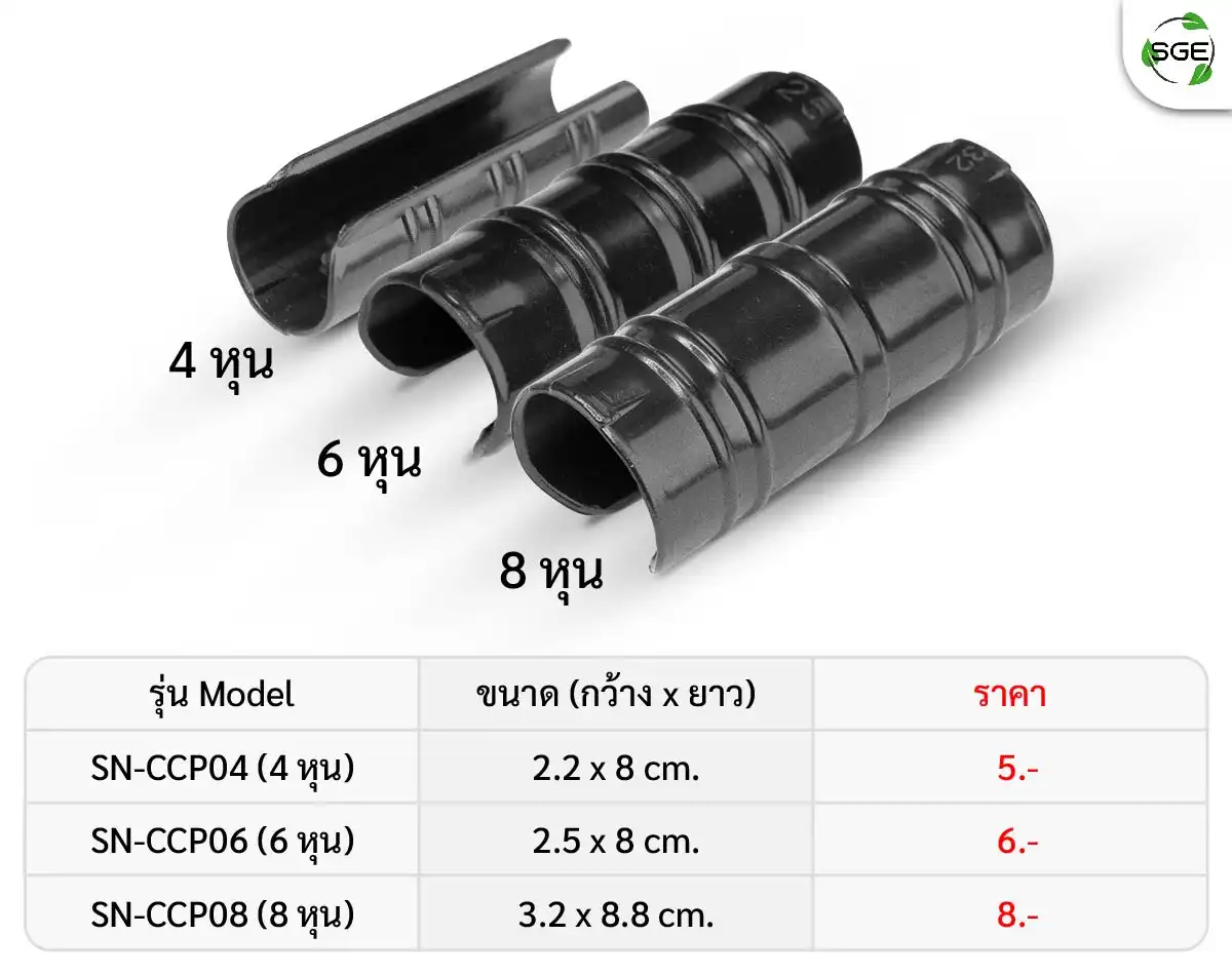 Price List table SN-CCP0X 3 model wl logo Edited-01 ตัวล็อคสแลน 4 หุน 6 หุน 8 หุน 