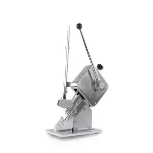 Single rail sausage making machine