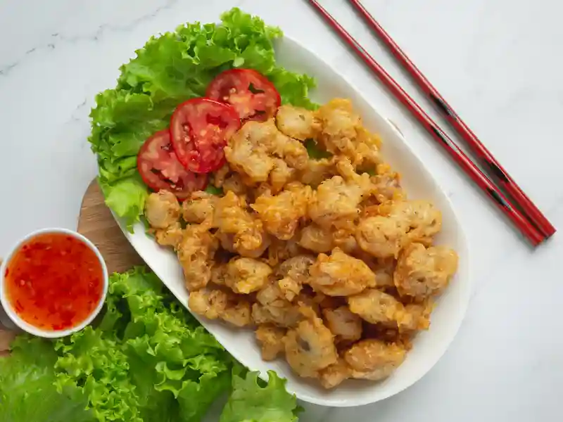 เมนุปีใหม่ เอ็นไก่ทอด
