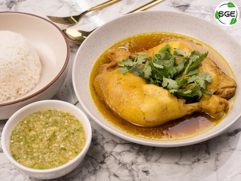 วิธีทำไก่ต้มน้ำปลา ไก่ต้มน้ำปลา thai chicken with fish sauce