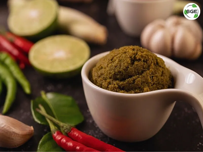 พริกแกง พริกแกงเขียวหวาน เครื่องแกง