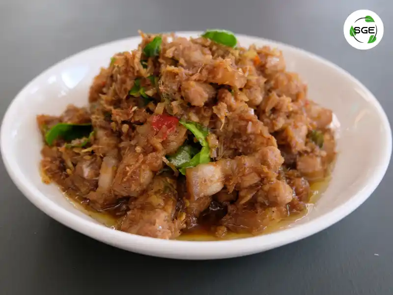 อาหารภาคใต้ หมูผัดกะปิ