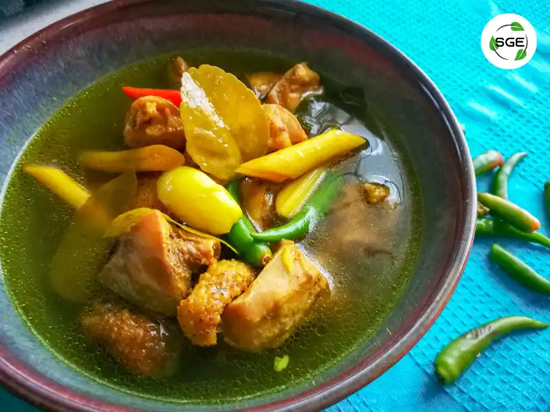 อาหารภาคใต้ ไก่ต้มขมิ้น