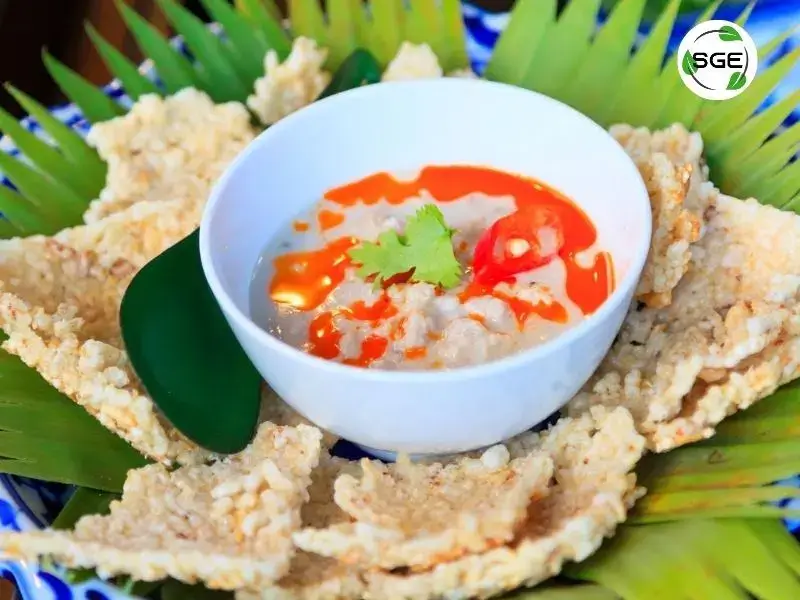 วิธีทำ ข้าวตังหน้าตั้ง พร้อมน้ำจิ้ม 