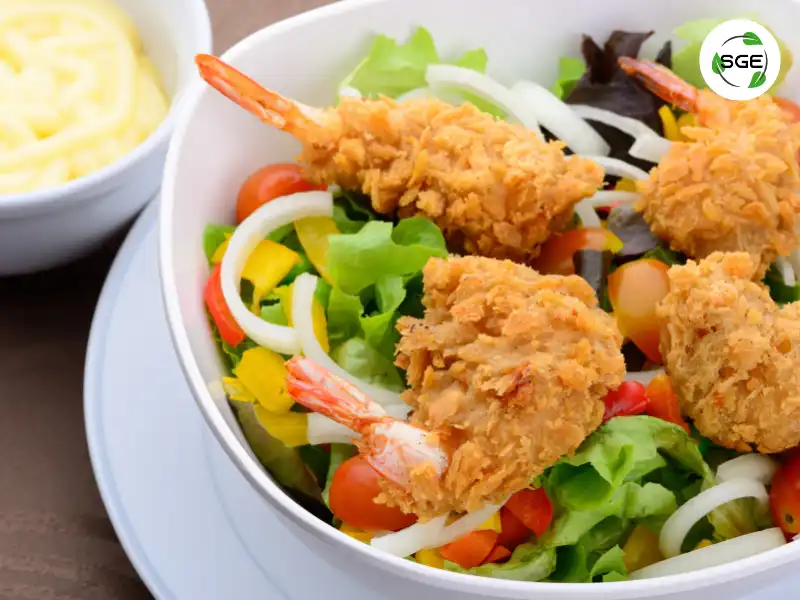 แนะนำเมนูที่ทำจาก มายองเนส สลัดกุ้งทอด