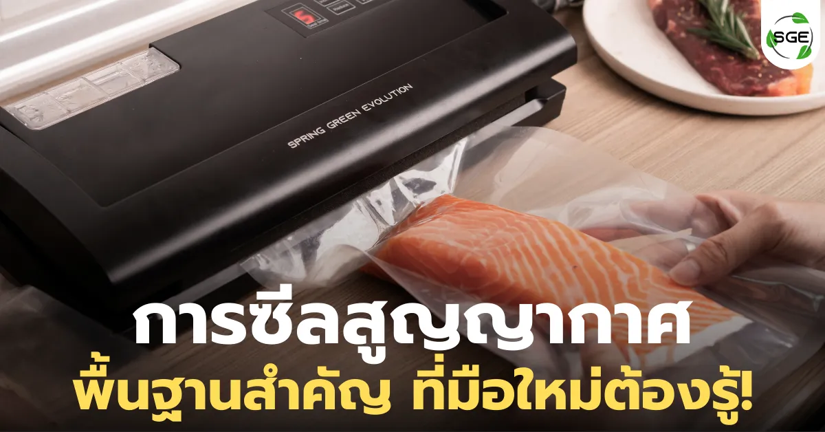 การซีลสูญญากาศ พื้นฐานสำคัญที่มือใหม่ต้องรู้ก่อนใช้งาน