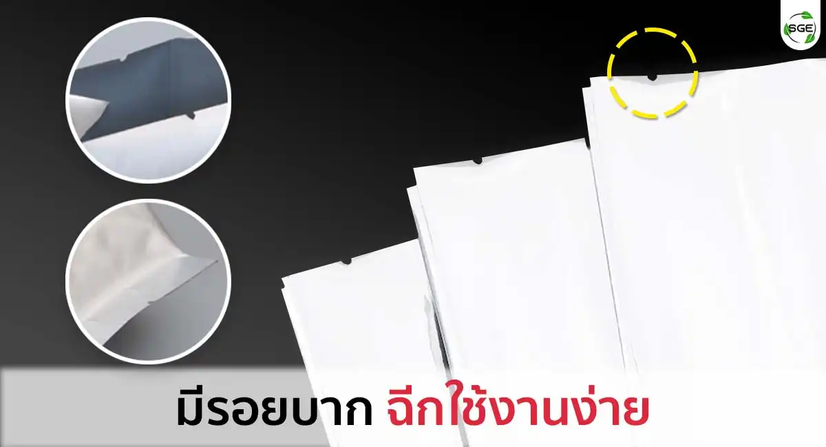 Foill-Bag-B5FI-Cut ถุงเก็บความเย็นไอศครีม ถุงใส่ไอติมเก็บความเย็น ฉีกง่าย