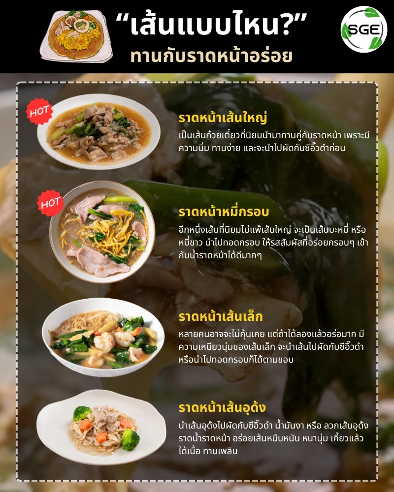 เส้นราดหน้า-rad-na-thai