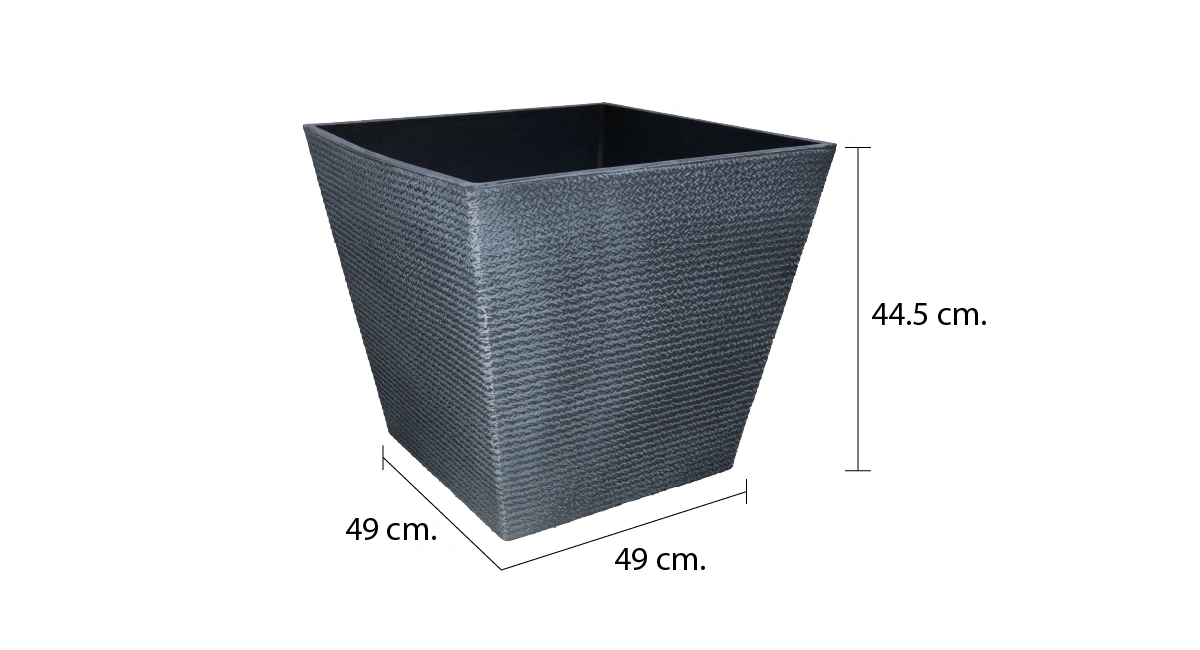 dimention-gray wave pot-100