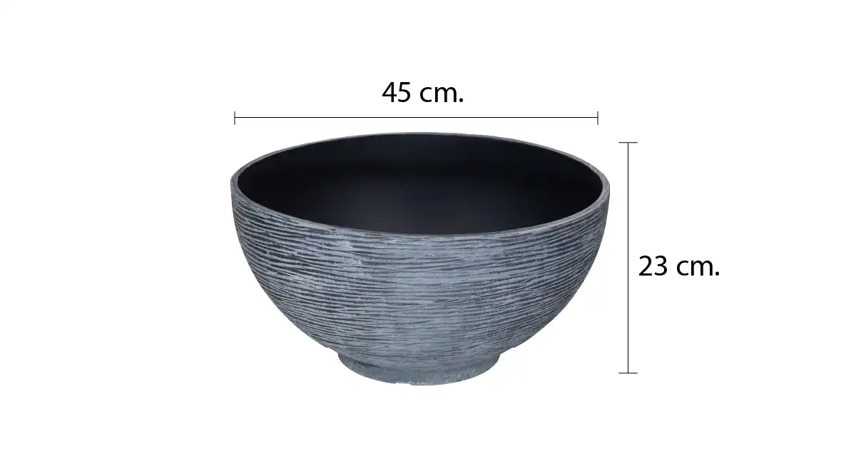 กระถางบัว กระถางบัวพลาสติก ขนาด 45x23 cm