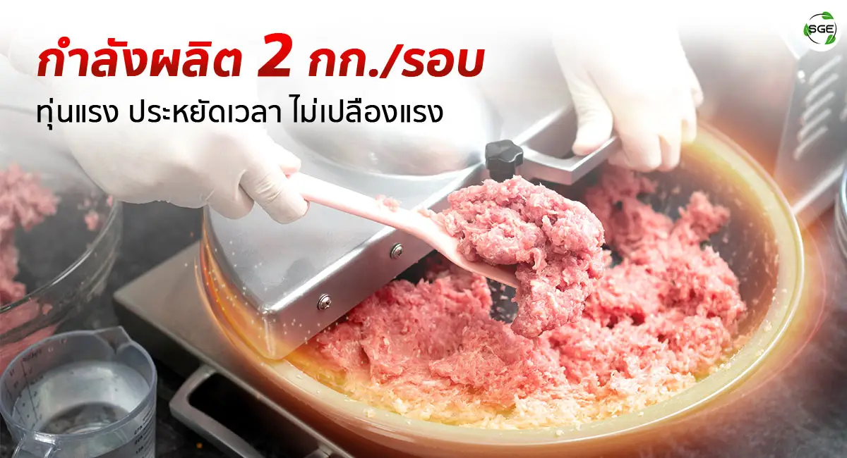 เครื่องสับผสมอาหาร 5 ลิตร