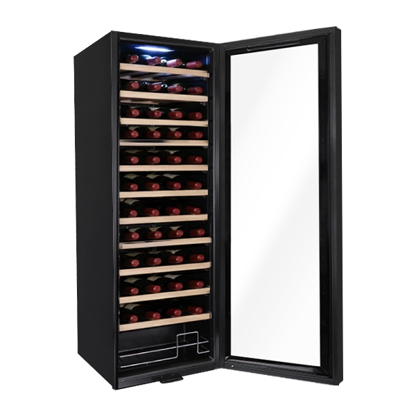 ตู้แช่ไวน์ ตู้เก็บไวน์ รุ่น โซนเดียว (Single Zone) ความจุ 138 ลิตร ขนาดบรรจุ 46 ขวด