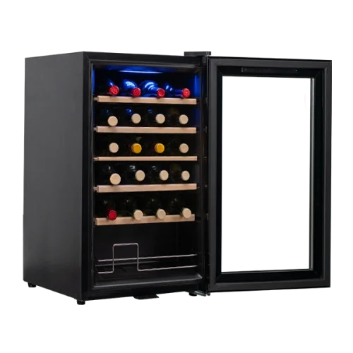 ตู้แช่ไวน์ ตู้เก็บไวน์ รุ่น โซนเดียว (Single Zone) ความจุ 70 ลิตร ขนาดบรรจุ 24 ขวด