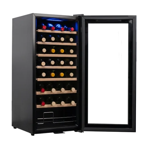 ตู้แช่ไวน์ ตู้เก็บไวน์ รุ่น โซนเดียว (Single Zone) ความจุ 93 ลิตร ขนาดบรรจุ 32 ขวด